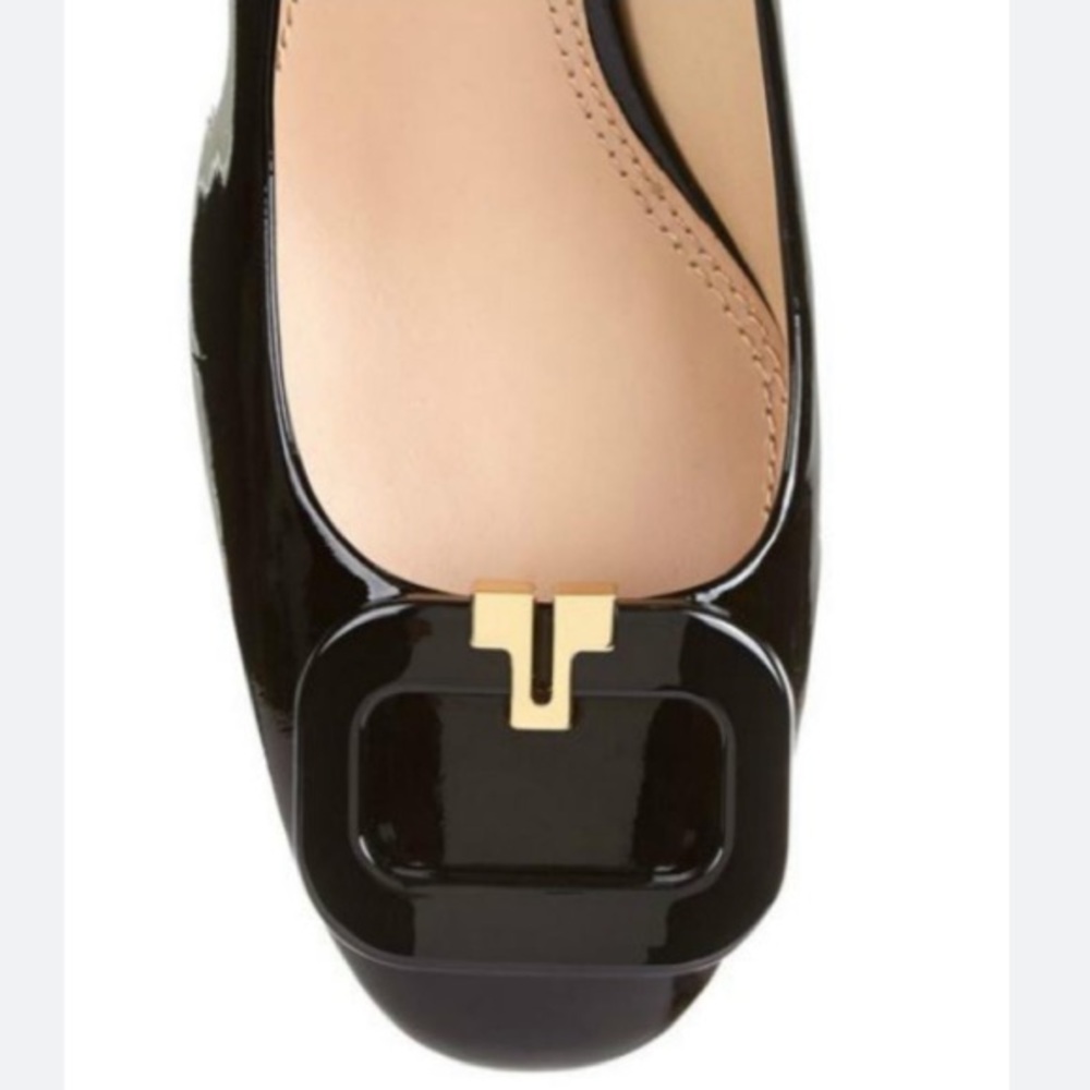 TORY BURCH T-Ring 50 Pumps Soft Patent Calf Leather - Picture 2 of 11